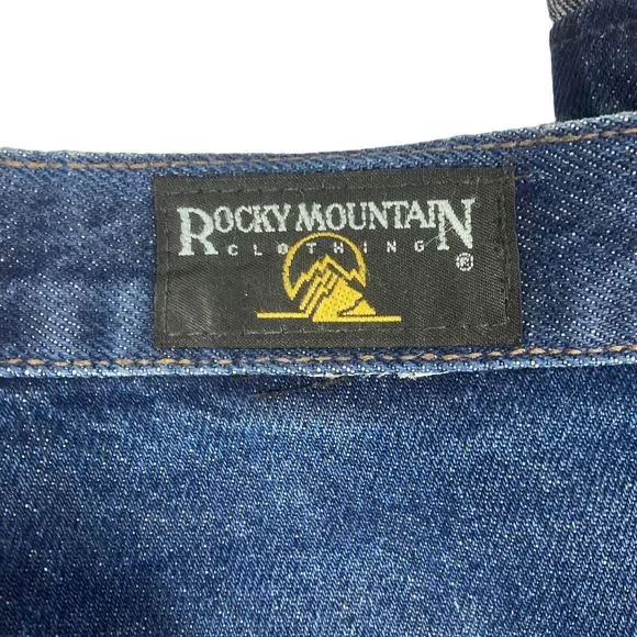 Rockies Vintage Rocky Mountain High Waisted Western Bareback Jeans, Size 28 - Picture 5 of 9